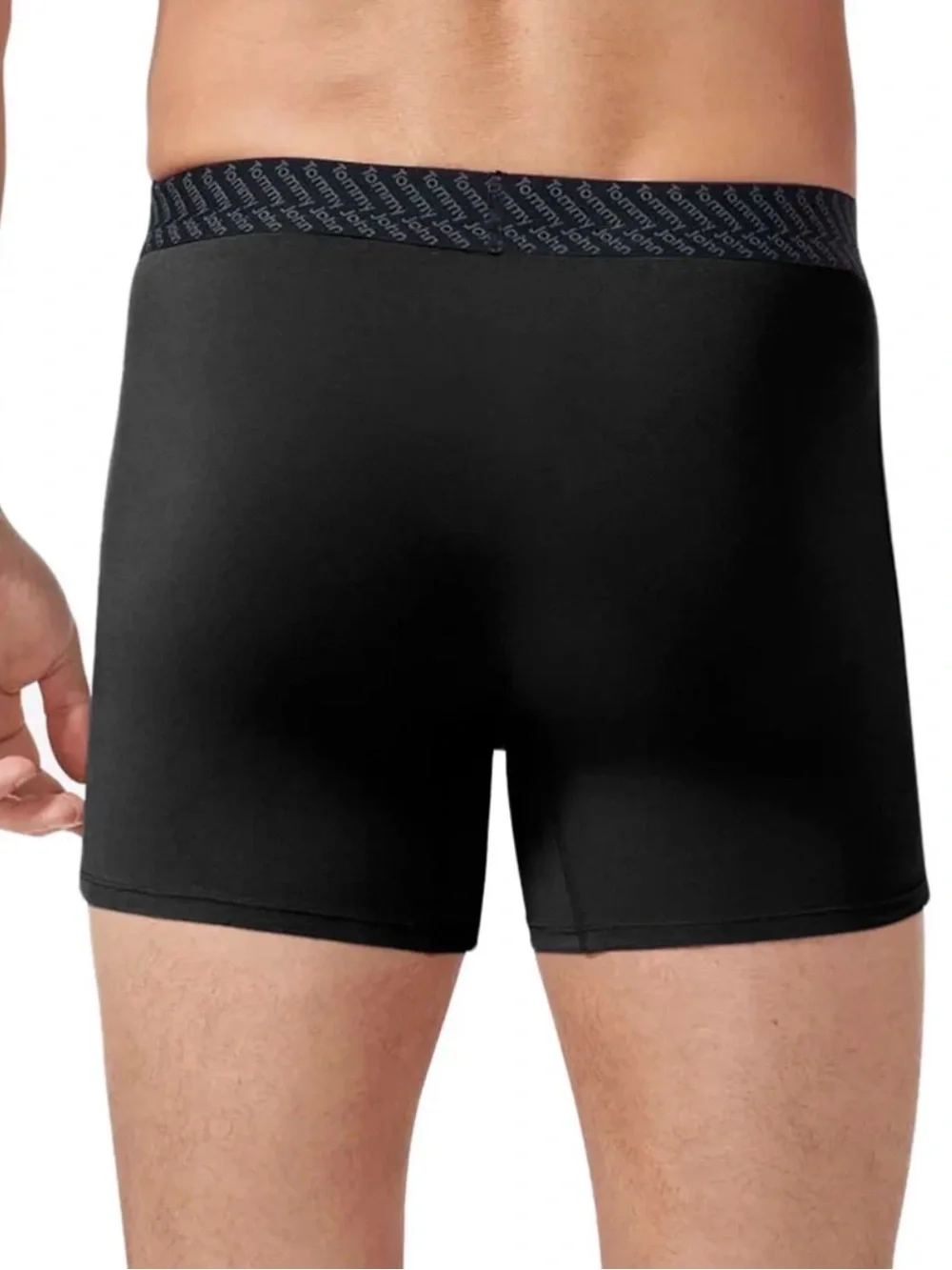 Tommy John | 3 Pairs | Black 6” Performance Basics Boxer Briefs - Men’s Medium